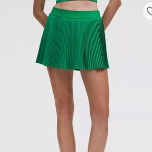 Lululemon Varsity High Rise Pleated Tennis Skirt